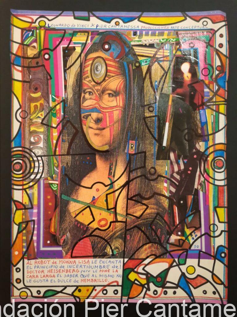 Pier Cantamessa - collage-Robot-monna-lisa